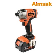 [아임삭] 21.6V 충전 임팩트 드라이버 BL22M806 6.0Ah 배터리2개