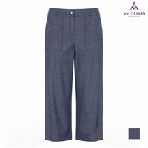 [비비올리비아] 데님라이크 와이드 팬츠_VVBDLVM6436