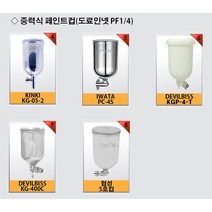 스프레이건 전용 중력식 컵 후끼통 페인트컵, PC-4S(IWATA) - 중력식, 1개