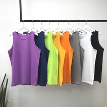 자체브랜드 레이어드 코디 오버핏 남녀공용 비비드 롱나시