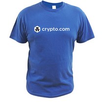 비트코인 이더리움 가상화폐 암호화폐 티셔츠 cro crypto.com 암호 화폐 클래식 cro 토큰 블록 체인 캐주얼 남성 상인 선물용 100 면