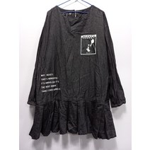 H커넥트 미키 흑데님원피스 55 66 (1004331)