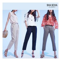 [샤샤] [홈쇼핑인기] 린넨 배기핏 팬츠 3종세트