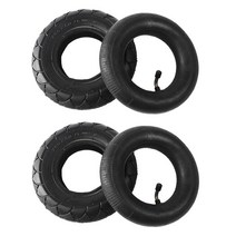 4pcs 전기 스쿠터 타이어 & 내부 튜브 Razor E100 E150 E200 Power Core E100 Dune Buggy 용 200x50 풍선 타이어, 하나, 검정