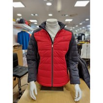 루이까스텔_남성골프_무료배송@@3도 배색 앞뒤판 다운 스윙 점퍼(레드) 70%세일@@ 신축성이 많아 활동하기 편해요_평촌점