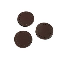 털실나라 가방바닥 뜨개가방밑판, 초미니 원형 6x6cm 3p, 브라운
