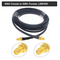 와이파이 증폭기 공유기 인터넷 SMA 남성 플매트 카펫 러그 LMR240 저손실 RF 동축 케이블 50 옴 50-4 피그 WiFi 라우터 안테나 연장 코드 점퍼, [06] RPSMA F to SMA M, [10] 25M