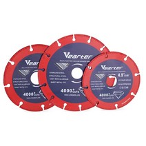 절단날 Vearter 115/125/150mm 진공 브레이징 다이아몬드 커팅 디스크 앵글 그라인더 휠 금속 철근 주철 알, 04 3pcs (115-125-150)