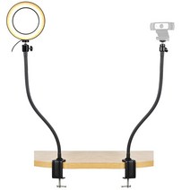 AceTaken 웹캠 스트리밍 조명 웹캠 스탠드 15.2cm 링 라이트 USB 웹캠 라이트 마운트 키트 로지텍 웹캠 C920s C920 C930e C922x C930 C922
