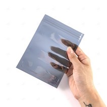 ESD 지퍼형 지퍼백형 제전백 포장 전자기판 비니루 전자제품 실딩백 보호 비접착 정전 포장용 커버 차단 안전 제전 쉴딩백 파우치팩 용품 정전기 양면 11x15cm 20개묶음