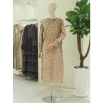 써스데이아일랜드 변형 카라 롱 원피스 (T226MOP160W)(2093800)