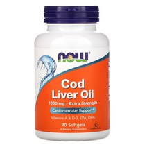나우푸드 대구 간유 엑스트라 스트렝스 1 000mg 90 소프트젤옵션확인필수, 1000 mg, 90 개
