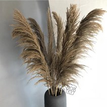 팜파스 인조갈대 조경 대형 잔디, 드라이플라워백, 5개의대나무갈대의1.4m이며70-80cm