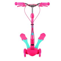 랜드웨이 썬더 트라이더 아동용 접이식 킥보드, 핑크