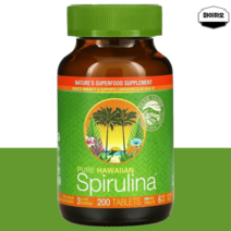 하와이안 스피루리나 스피룰리나 스피루리나 spirulina 200정, 1000mg 200정