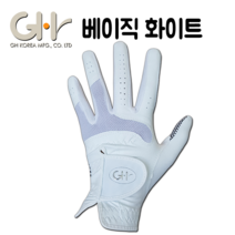 GH클럽 여성용 양손 실리콘 골프장갑, 화이트