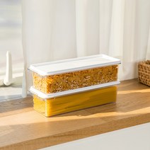 시스템 밀폐 소분용기 (하프) 2개세트 밀폐용기 냉장고정리, 단품