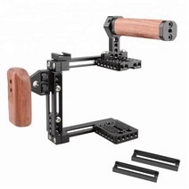 dslr 짐벌 캐논 6dmark2 오막포 camvate 범용 dslr 비디오 안정 장치 지원 카메라 케이지, 없음