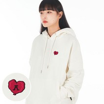 [8컬러] 오버핏 드롭숄더 벌룬 하트 후드티