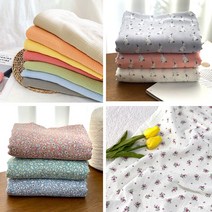 면100% 순면 워싱 이중거즈 요루거즈 천 원단 50종, 23.이중거즈 부엉이