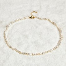 오뎀 4mm 쌀알 미니 못난이 담수 진주 목걸이 2N0719UWH