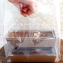 [소분포장] 감동을 전달하는 피이투명 비닐쇼핑백, 100장, 1개