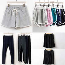 아이우먼 진짜 빅사이즈 반바지 모음 밴딩 아이스 7부 레깅스