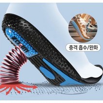 미국 기능성 PORON 인솔 깔창 스포츠 ZOOM 특수 에어 쿠션 충격흡수 통증완화 운동화 안전화 군화, 화이트