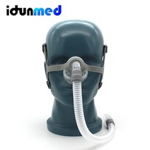 BMC CPAP 비강 마스크 튜빙 헤드 기어 클립 N5A 호흡기 수면 무호흡증 코골이 방지를 호흡 기계 연결, Size M