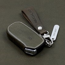 리츠S 4세대카니발/하이리무진 스마트키케이스 가죽키홀더 6버튼 7버튼 8버튼 가죽 스트랩 팬던트 각인, K-10_9버튼(하이리무진)_올리브, 각인추가(배송메세지에 입력)