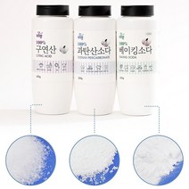 포프랑 다목적 천연세제3종 세트 베이킹소다 과탄산소다 구연산 분말형 선물 판촉용, 단품