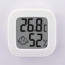 심플 초소형 온도습도계 화이트 도색 반려동물 어린이집 신생아방 측정기 표준벽걸이온습도계 아기방온습도관리기 사육장온도습도측정기 디지털미니온습도계