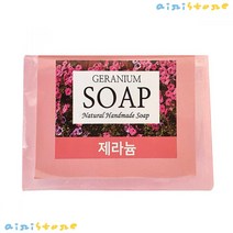 [airistore] 피비분비 조절에 도움을 주는 핸드메이드 내추럴 아로마 비누, 아이리쿠팡 비누1개입_제라늄내추럴, 아이리쿠팡 비누1개입_제라늄내추럴