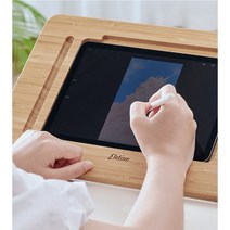 아이패드거치대 필기거치대 인강거치대 9.7인치 10.5인치 프로12.9인치 드로잉거치대 디자인 거치대 태블릿 거치대 갤럭시탭거치대 원목거치대 손목이 편한 거치대, C타입-12.9인치 케이스 포함 거치