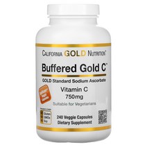 California Gold Nutrition Buffered GOLD C 아스코르브산 나트륨 비타민C 240캡슐 X 3개, 240 개