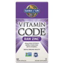 Garden of Life Vitamin Code Raw Zinc 가든오브라이프 비타민 코드 로우 아연 60캡슐