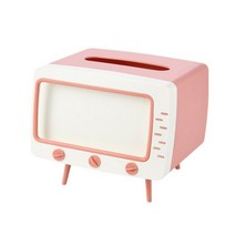 유앤미 스마트폰 거치대 티슈 케이스, 화이트핑크, 1개