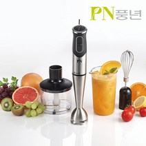 [KT알파쇼핑]PN풍년 핸드 블랜더 믹서기 다지기 거품기 믹서 블렌더 HBKA-600