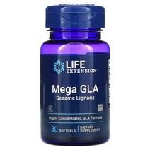 라이프 익스텐션 Mega GLA 참깨 리그난 30정