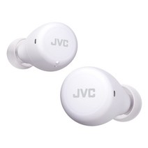 [일본정품] JVC 완전 무선이어폰 이어버드 인이어 이어폰 소형(작은귀) 경량 (3.9g) 최대 15시간 재생 블루투스 버전 5.1 호환 방수기능, 화이트