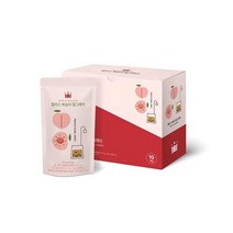 [할리스] 복숭아얼그레이 파우치 1팩10입, 없음