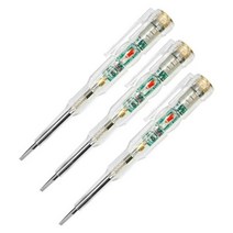 고압검전기 지능형 전압 테스터 펜 전원 전기 감지기 테스트 연필 고휘도 led 빛 전기, 3pcs, 3pcs