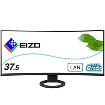 EIZO 에이조 USB-C 연결 PC 모니터 FlexScan 블랙 EV3895-BK 37.5형 /UWQHD+ 3840×1600 /와이드 / 곡면형, 상세페이지 참조