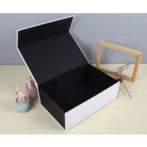 쇼핑백제작 카드제작 사용자 지정 매트 럭셔리 책 모양 선물 패키지 상자 자석 자기 폐쇄 포장 거품 삽입, 한개옵션0