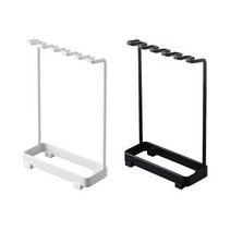 리미트 녹슬지 않는 깔끔한 욕실 칫솔 걸이 스탠드형+스텐 후크집게 1개, 화이트_3개세트