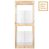 [바보사랑] NAS 원목축양장 60x30cm 2단, 상세 설명 참조