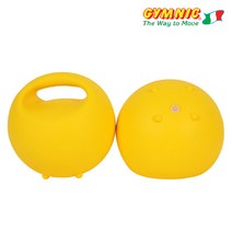 짐닉 트레이닝볼 세트 2ea 1세트(노랑) 핸드그립 메디신볼, 단품