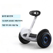 스마트전동휠 전동 자체균형 이륜휠 지능형 균형감각 스쿠터 순찰 업무 외발 Segway 평형, 9호- 블랙(어린이 성인 공통), 단일가격