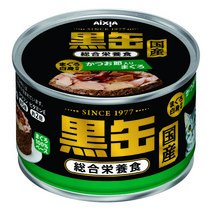 아이시아 흑관 프리미엄 고양이 주식캔 참치흰살을 얹은 참치&가다랑어포 150g