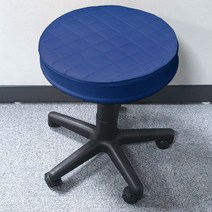 베드스토리 주문제작 보조 원형 둥근의자 커버, 16.진보라(엠보싱무지)